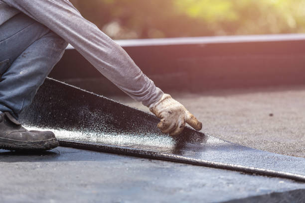 Professional Basement Waterproofing technician working in Worthington, MN